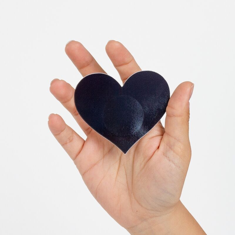 Secret Play - Wow Tette! Copri Capezzoli a Cuore - immagine 3