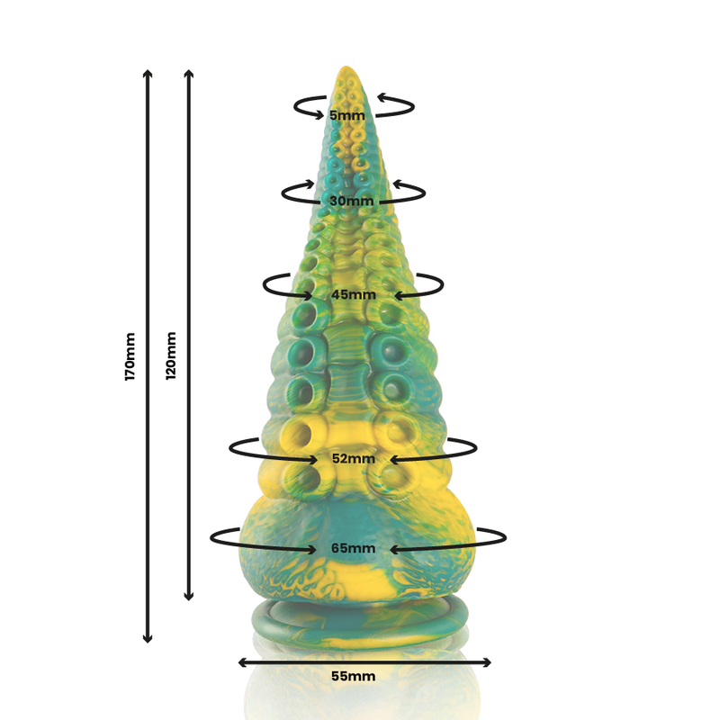 Epic - Dildo Tentacolo Verde Cetus Taglia Piccola - immagine 3