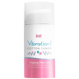 Intt - Gel Liquido Vibratore Potente Stimolante Intimo per Zucchero di Cotone 15 Ml