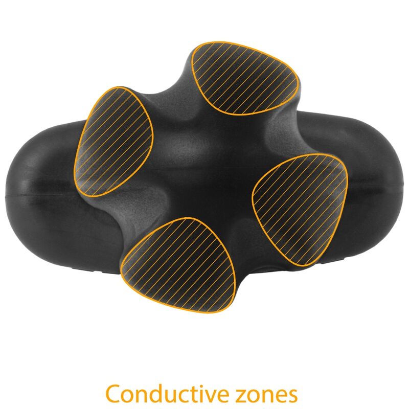 Electrastim - Tartarus Plug Anale Quadripolare in Silicone Nero - immagine 5