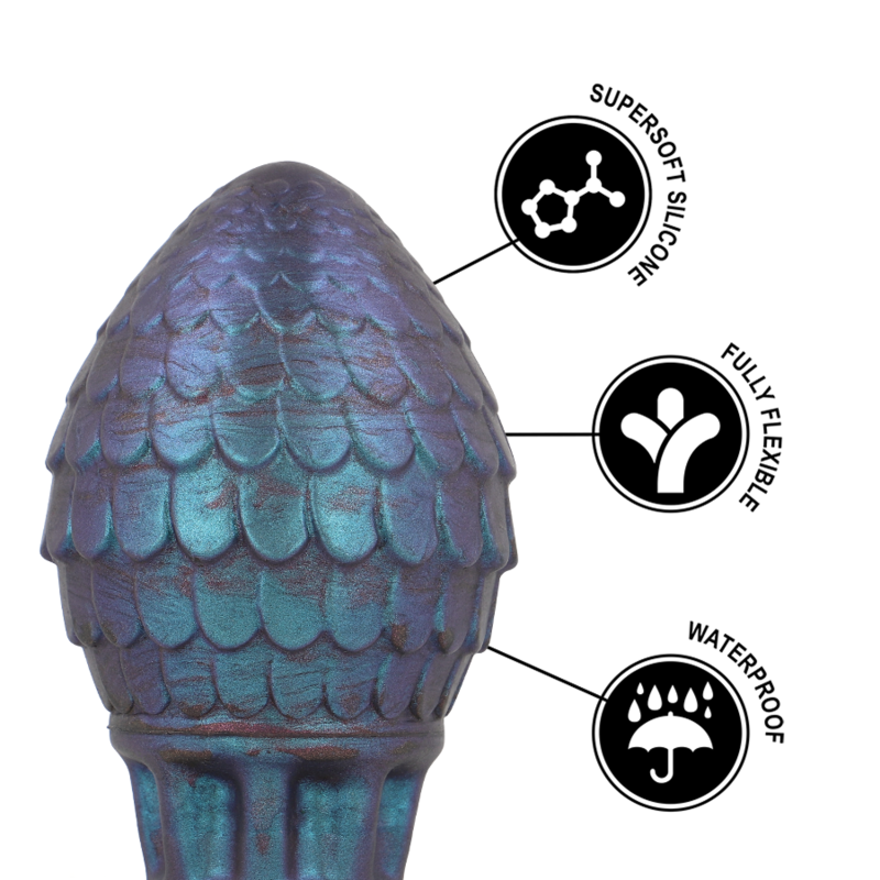 Epic - Vrakos Plug Anale Dragon Egg Taglia L - immagine 5