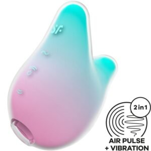 Satisfyer - Mermaid Vibes Stimolatore E Vibratore Menta E Rosa