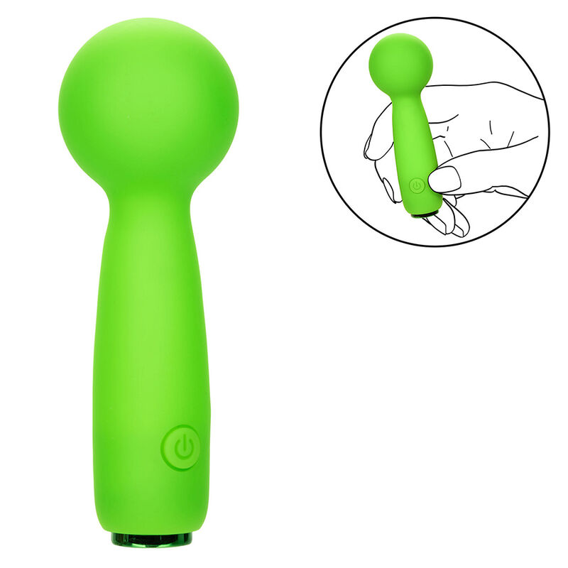 Calexotics - Neon Vibes Bubbly Vibe il Mini Massaggiatore 10 Vibrazioni Verde - immagine 6