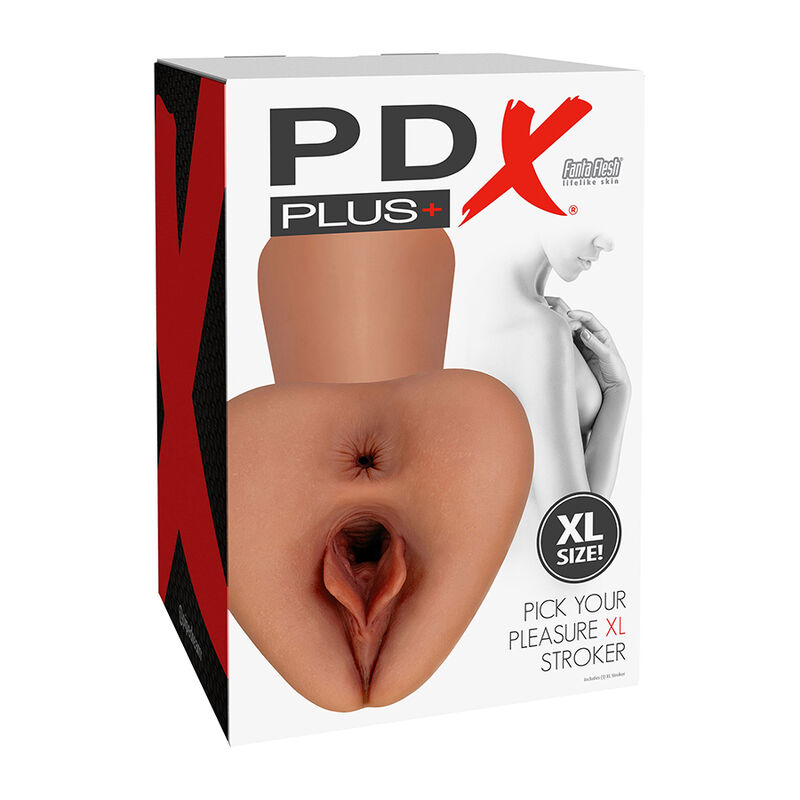Pdx Plus - Pick Your Pleasure Xl Realistico Stroker Marrone - immagine 4