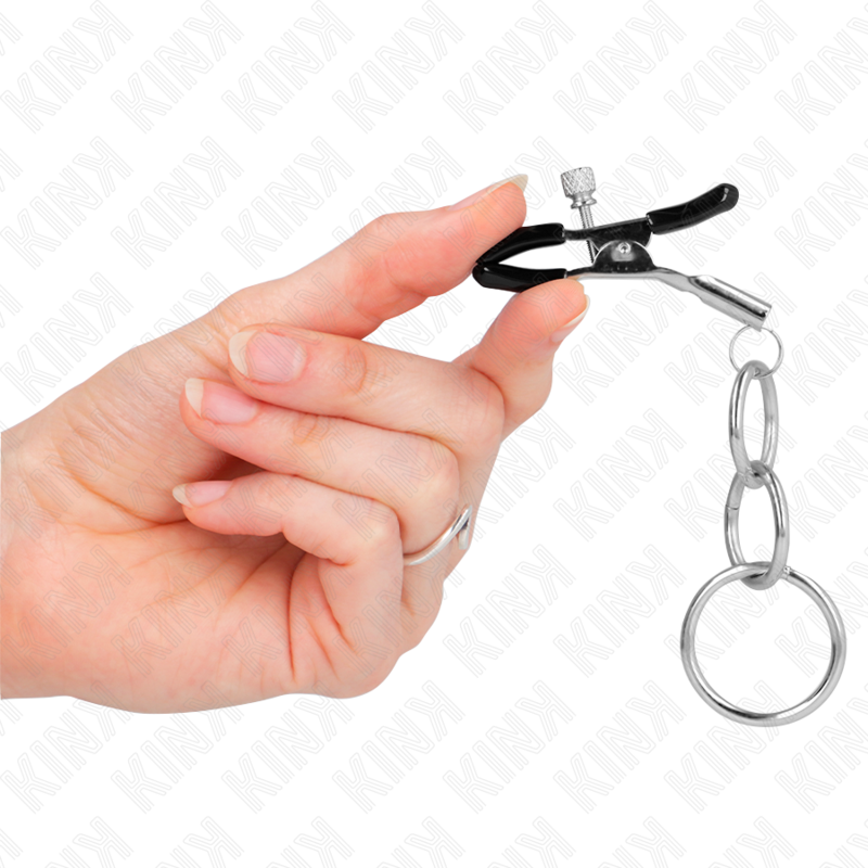 Kink - Morsetto per Capezzolo con 3 O-Ring 6 Cm - immagine 4