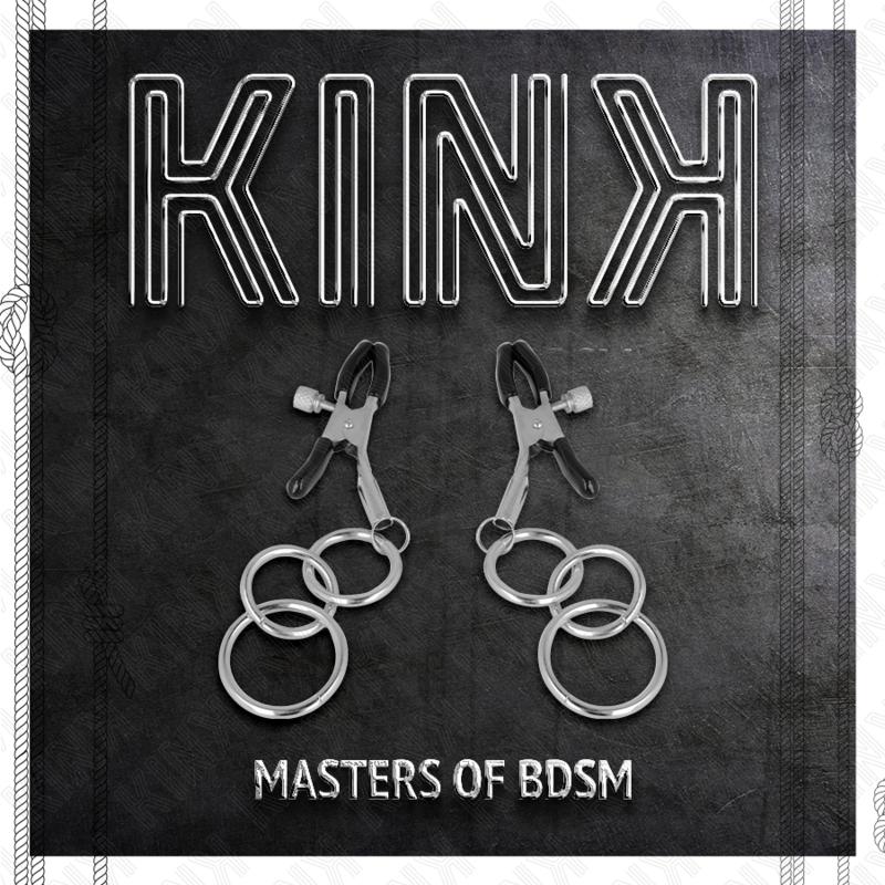 Kink - Morsetto per Capezzolo con 3 O-Ring 6 Cm - immagine 5