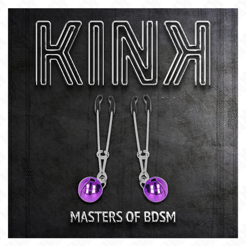 Kink - Pinze per Capezzoli a Campana Sottile Viola 7 Cm - immagine 5