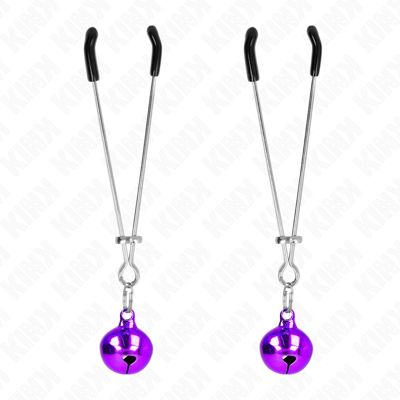 Kink - Pinze per Capezzoli a Campana Sottile Viola 7 Cm - immagine 2