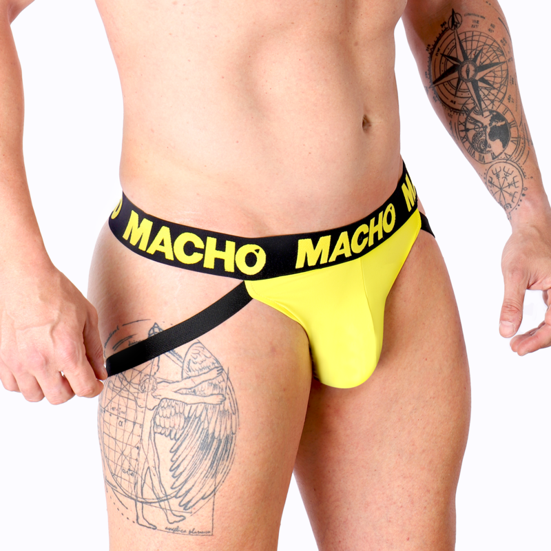 Macho - Mx25a Jock Lycra Giallo - immagine 2