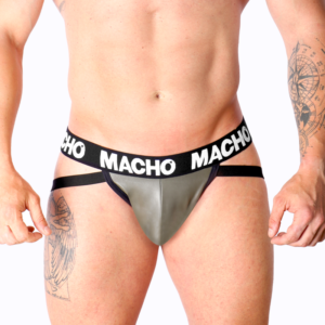 Macho - Mx27gr Jock Leather Grigio Beige