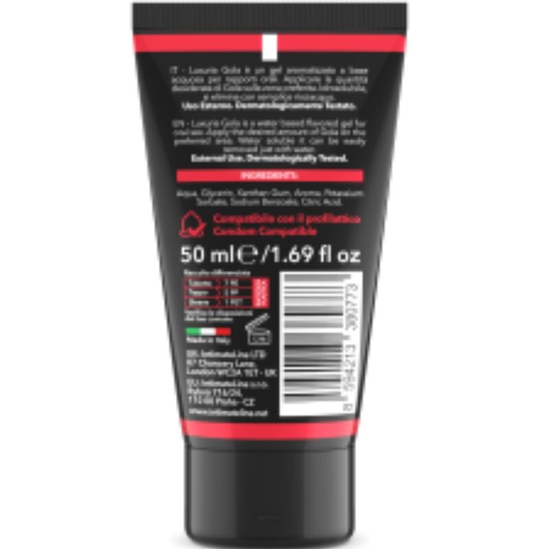 Intimateline Luxuria - Gel per Sesso Orale Gusto Fragola 50 Ml - immagine 2
