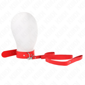 Kink - Collana con Cintura 116 Cm Rosso Cinturino Regolabile 32-50 Cm X 8 Cm