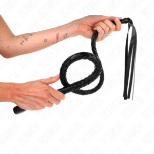 Kink - Frusta Lunga con Perline 110 Cm