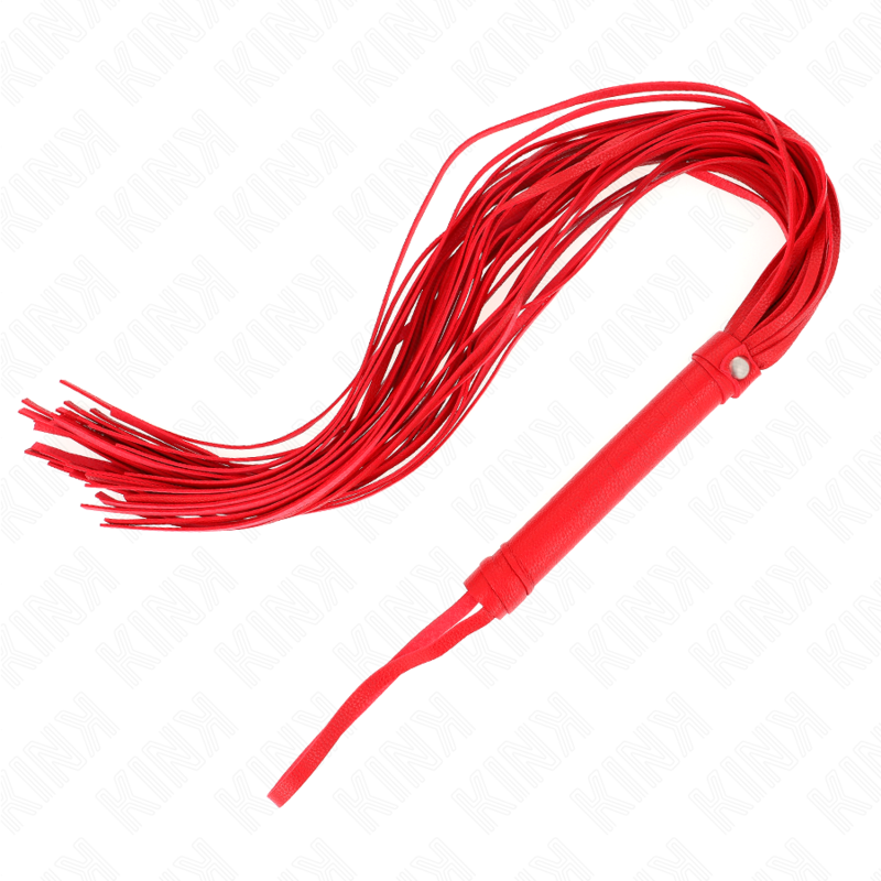 Kink - Frusta in Pvc Morbido Rosso 70 Cm - immagine 4