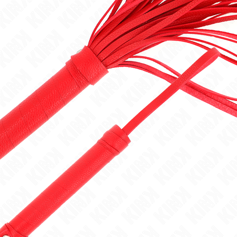 Kink - Frusta in Pvc Morbido Rosso 70 Cm - immagine 5
