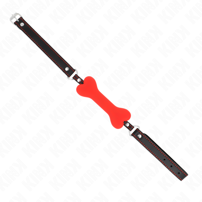 Kink - Osso Rosso 12 Cm Bavaglio 63 X 2 Cm - immagine 3