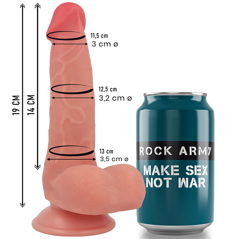 Rockarmy - Silicone Liquido Volpe 19 Cm Ø 3,2 Cm - immagine 3