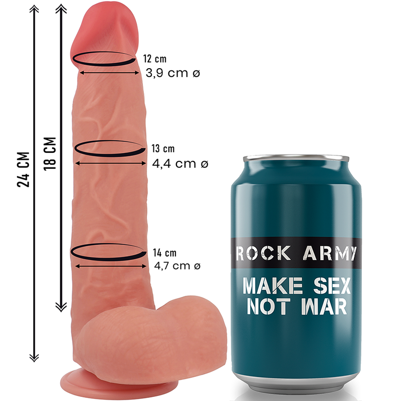Rockarmy - Silicone Liquido Raptor 24 Cm -O- 4,4 Cm - immagine 3