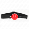 Kink - Palla Morbida in Tpe 4 Cm Modello Gag 1 66 X 2,5 Cm Regolabile 41-61 Cm