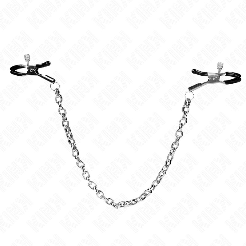 Kink - Morsetti per Capezzoli a Catena Spessa 30 Cm - immagine 2