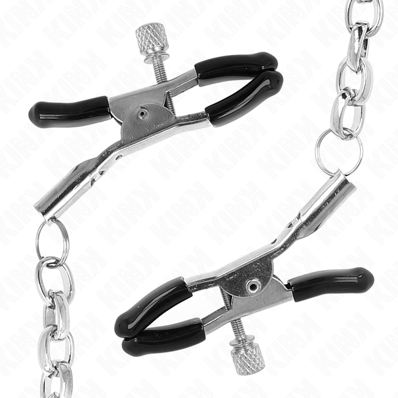 Kink - Morsetti per Capezzoli a Catena Spessa 30 Cm - immagine 4