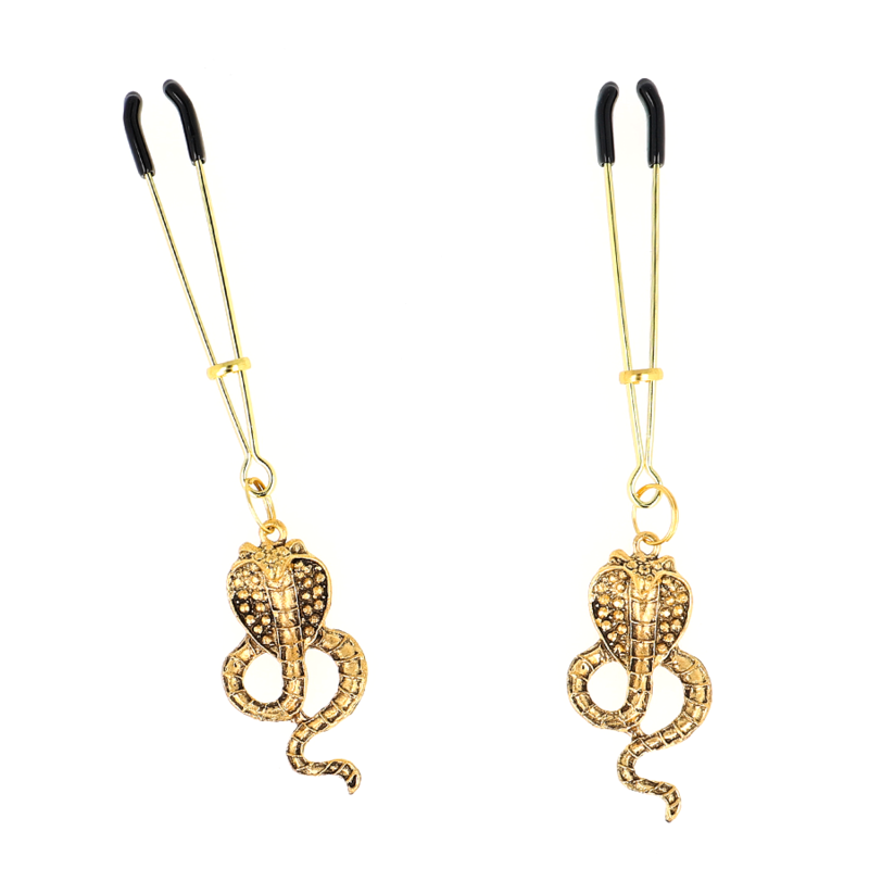 Kink - Pinze per Capezzoli Pendenti Cobra 6 Cm - immagine 2