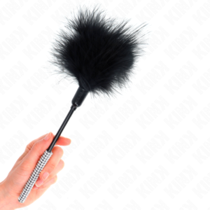 Kink - Piume Tickle con Manico Strass 27 Cm