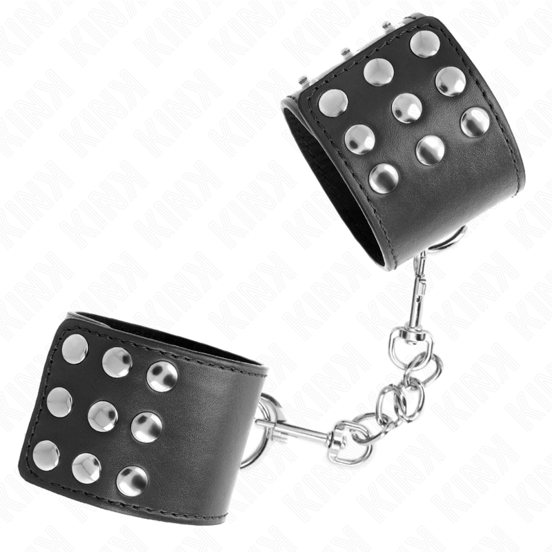 Kink - Resistenza da Polso con Chiusura a Scatto Nera Regolabile 19-24 Cm X 5,5 Cm - immagine 3