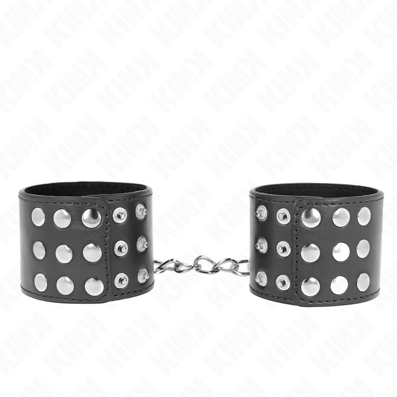 Kink - Resistenza da Polso con Chiusura a Scatto Nera Regolabile 19-24 Cm X 5,5 Cm - immagine 2