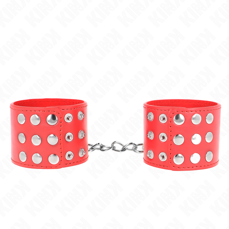 Kink - Resistenza da Polso con Chiusura a Scatto Rosso Regolabile 19-24 Cm X 5,5 Cm - immagine 2