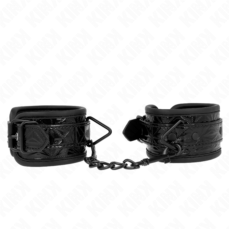 Kink - Resistenza da Polso con Motivo a Diamanti Nero Regolabile 17-26 Cm X 5,5 Cm - immagine 2