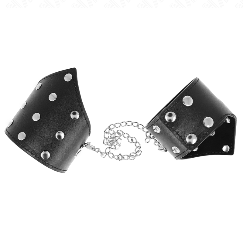 Kink - Bracciali Stile Punto Nero con Catena Regolabile 17-23 Cm X 8,5 Cm - immagine 3