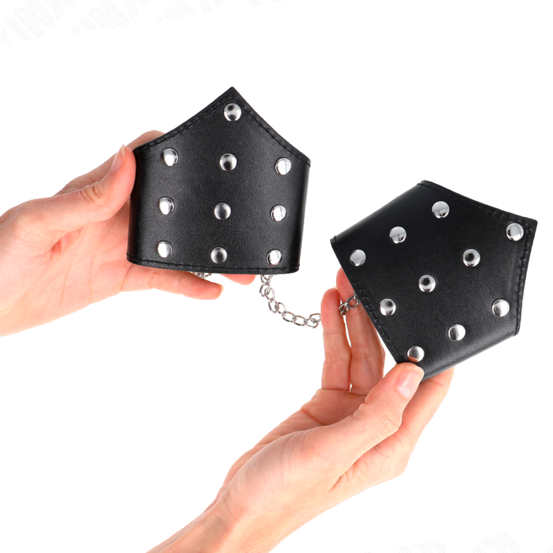Kink - Bracciali Stile Punto Nero con Catena Regolabile 17-23 Cm X 8,5 Cm - immagine 4