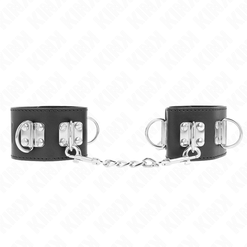 Kink - Resistenza da Polso Multiposizione con Chiusura a Lucchetto Nera Regolabile 16-23 Cm X 5,5 Cm - immagine 2