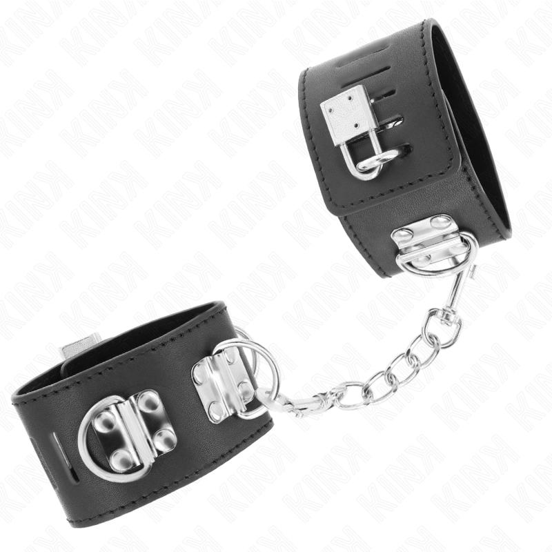 Kink - Resistenza da Polso Multiposizione con Chiusura a Lucchetto Nera Regolabile 16-23 Cm X 5,5 Cm - immagine 3