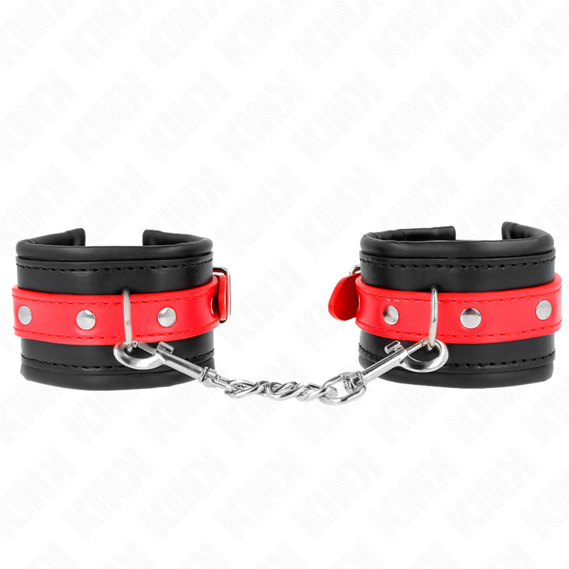 Kink - Resistenza da Polso Nera con Cintura Rossa Regolabile 17-28 Cm X 6 Cm - immagine 2