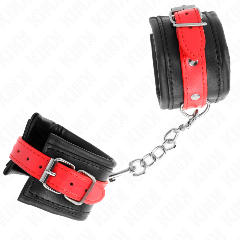 Kink - Resistenza da Polso Nera con Cintura Rossa Regolabile 17-28 Cm X 6 Cm - immagine 3