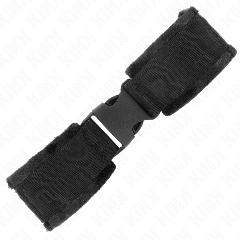 Kink - Tenuta da Polso in Nylon Hook&Loop Rosso-Nero Modello 1 Regolabile 25-35 Cm X 6 Cm - immagine 3