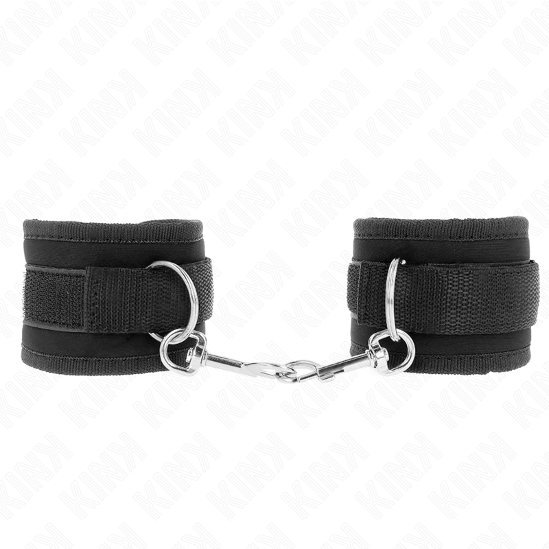 Kink - Tenuta da Polso in Nylon Hook&Loop Nera Modello 2 Regolabile 18-35 Cm X 6 Cm - immagine 2