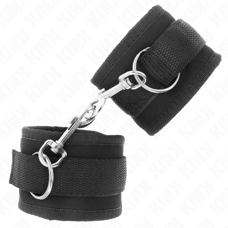 Kink - Tenuta da Polso in Nylon Hook&Loop Nera Modello 2 Regolabile 18-35 Cm X 6 Cm - immagine 3