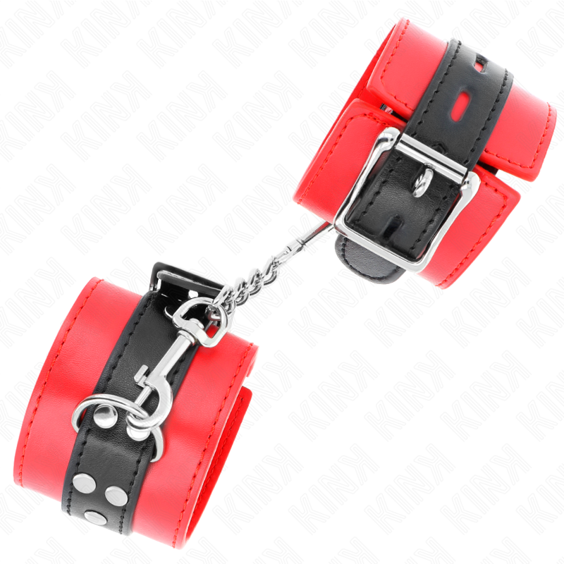 Kink - Resistenza da Polso Rosso con Cintura Nera Regolabile 17-28 Cm X 6 Cm - immagine 3