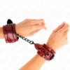 Kink - Polsini da Polso Rosso Scuro 23 X 5 Cm