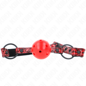 Kink - Palla con Motivo a Diamanti 4.5 Cm Modello Gag 1 64.5 Cm Regolabile 42-60 Cm