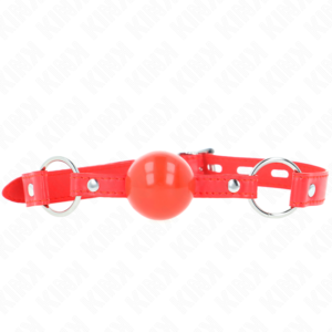 Kink - Balla in Tpe 4 Cm con Serratura Rosso 60 X 2 Cm