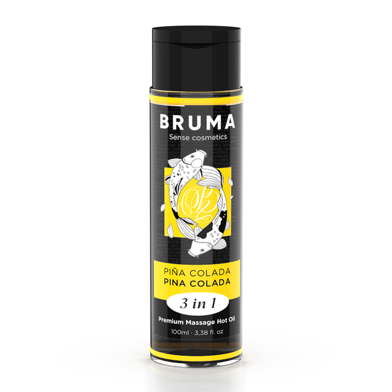Bruma - Olio da Massaggio Premium Effetto Calore Sapore Pina Colada 3 In 1 - 100 Ml - immagine 2