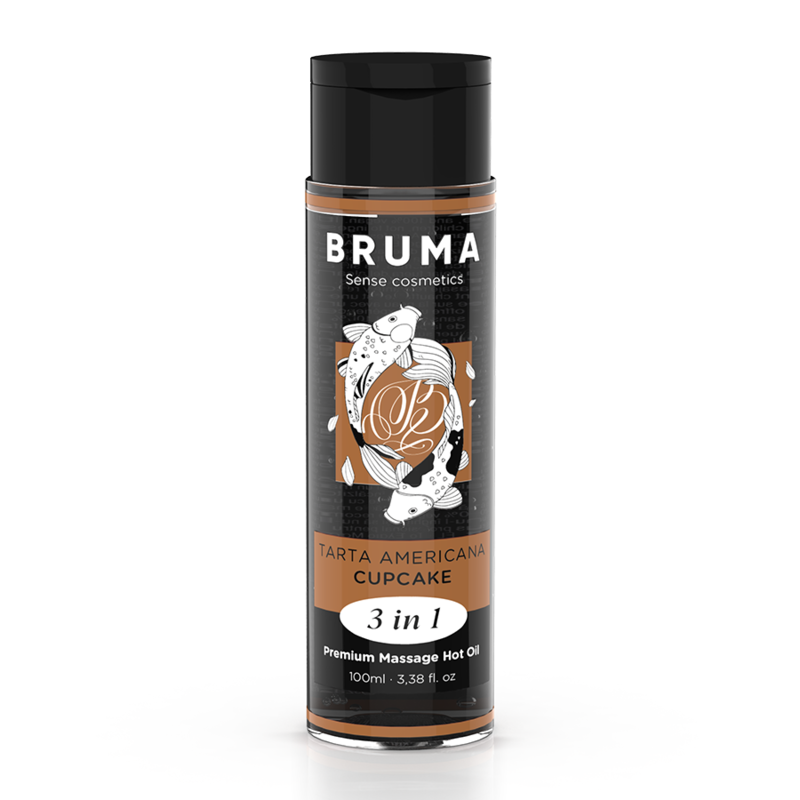 Bruma - Olio da Massaggio Premium Effetto Calore Sapore Cupacke 3 In 1 - 100 Ml - immagine 2