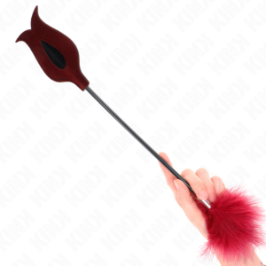 Kink - Piume Sollecitanti con Pagaia a Forma di Rosa 8 Cm