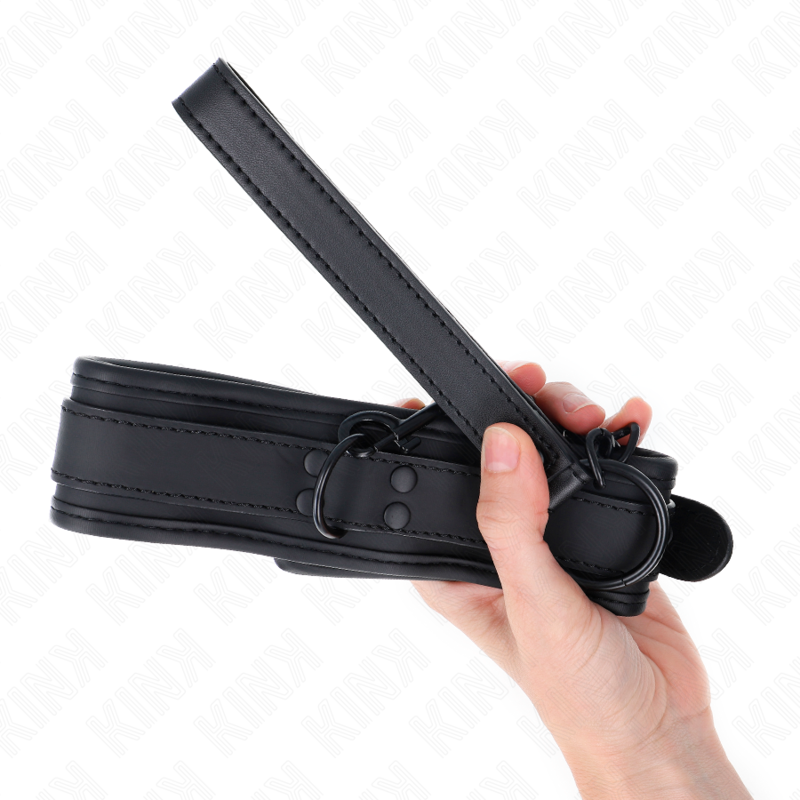 Kink - Collare Bondage in Neoprene Modello 1 con Cintura 78 Cm Regolabile 37,5 X 49,5 Cm - immagine 5