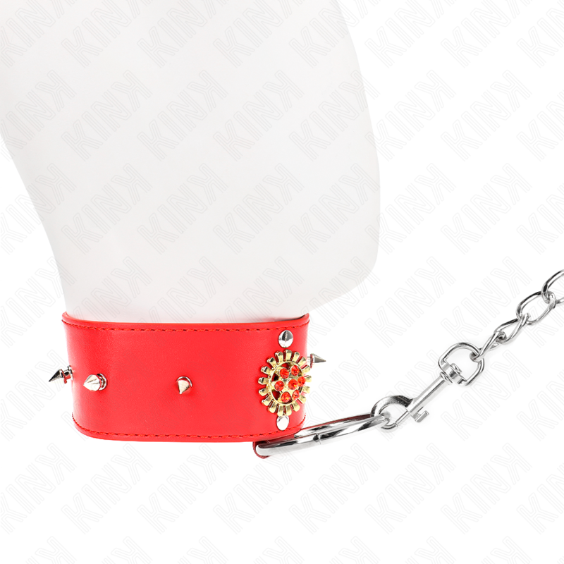 Kink - Collana di Diamanti Rossi con Cintura 65 Cm Regolabile 35-51 Cm X 7 Cm - immagine 4