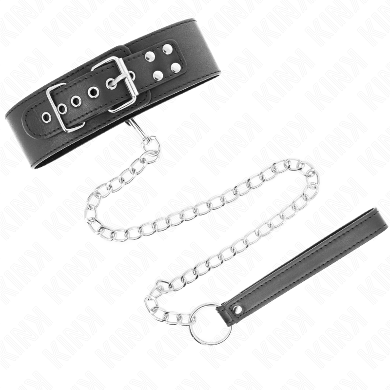 Kink - Collare Modello Base con Guinzaglio 65 Cm Modello 0 - immagine 4